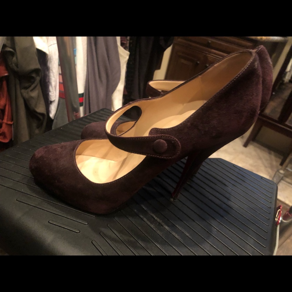 Christian Louboutin Suede Heels